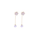 Simple and small fresh oil flower beads earrings NHQD129509picture7