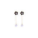 Simple and small fresh oil flower beads earrings NHQD129509picture8