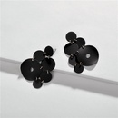 Round color paint multilayer geometry female earrings NHLU129525picture3