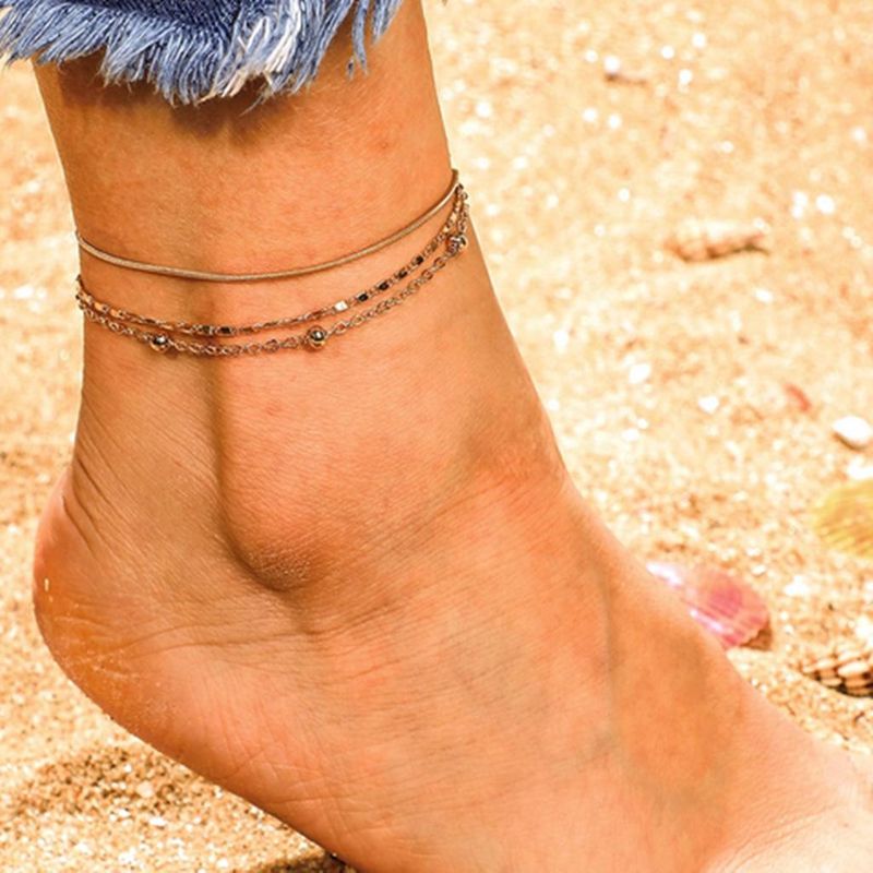Womens Heart Shaped ankle bracelet NHGY125439