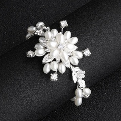 Womens Floral Beads Bridal Bracelet Bracelets & Bangles NHHS125418