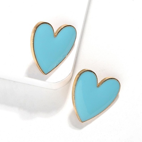 Fashion women alloy heart earrings multicolor NHJQ133786's discount tags