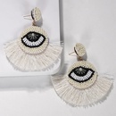 Fashion women handwoven eye tassel earrings NHJQ133792picture16