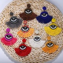 Fashion women handwoven eye tassel earrings NHJQ133792picture19