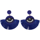 Fashion women handwoven eye tassel earrings NHJQ133792picture20