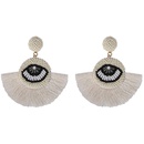 Fashion women handwoven eye tassel earrings NHJQ133792picture21