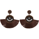 Fashion women handwoven eye tassel earrings NHJQ133792picture26