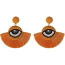 Fashion women handwoven eye tassel earrings NHJQ133792picture27