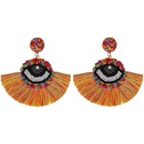 Fashion women handwoven eye tassel earrings NHJQ133792picture28