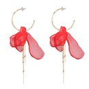 Fashion flower chiffon point fairy earrings NHJJ133941picture21