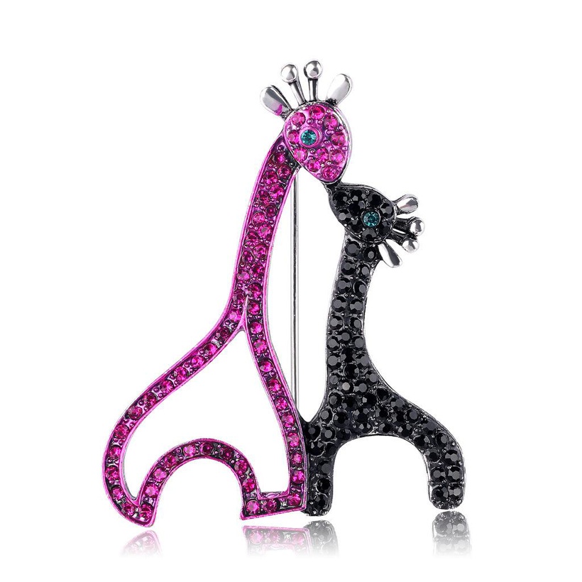 Bijoux Fantaisie Broches | Approvisionnement Dusine Spot Corenne Mignon Nouveau Animal Broche Personnalis Creative Color Girafe Corsage - SF08062