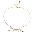 Simple and stylish bow choker NHLL135909picture1