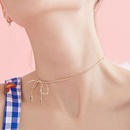 Simple and stylish bow choker NHLL135909picture2