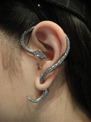 Fashion women snake shaped ear cuff clip earrings alloy alloyen NHDP136116picture4