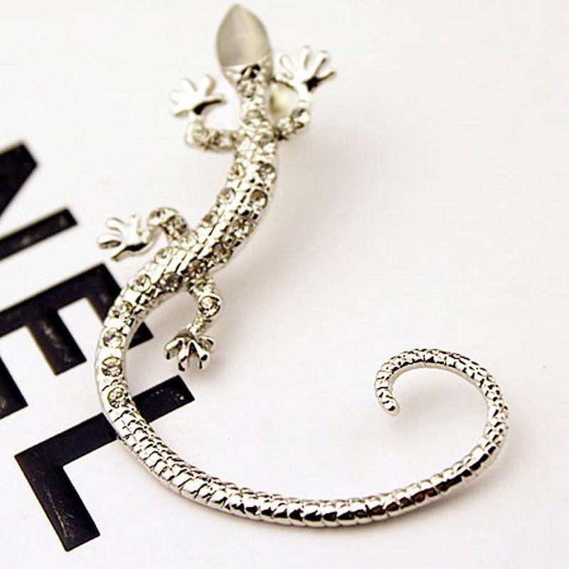 Fashion women lizard ear cuff clip earrings alloy alloyen NHDP136131