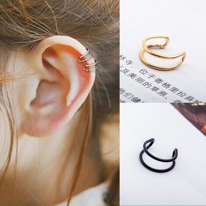 Fashion women Ushaped single ear cuff clip earrings alloy alloyen NHDP136145