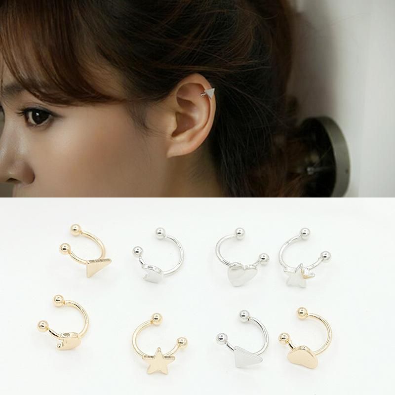 Fashion women triangle cuff clip earrings alloy alloy NHDP136163