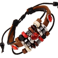 Fashion ethnic beaded leather bracelet NHPK136796