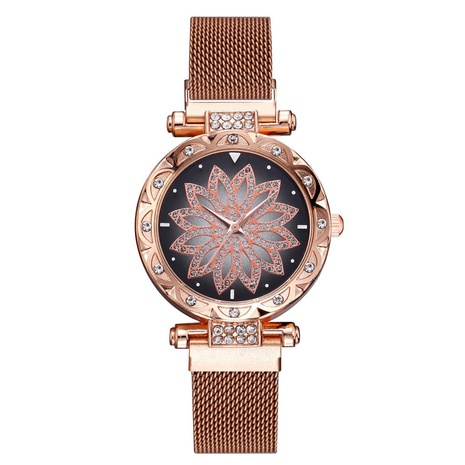 Stylish quartz watch with rhinestones NHSY137341's discount tags