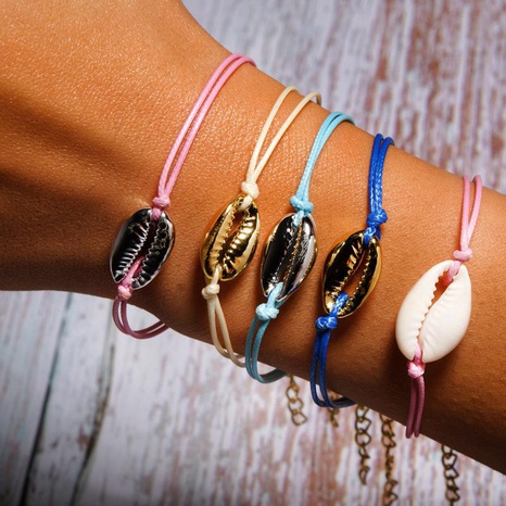 Summer lobster clasp alloy shell bracelet NHJQ138333's discount tags