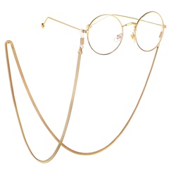 Ali Express eBay Wish Mode einfache Farbe Konservierung goldene Sonnenbrille Brille Kette Plain Schlange Kette