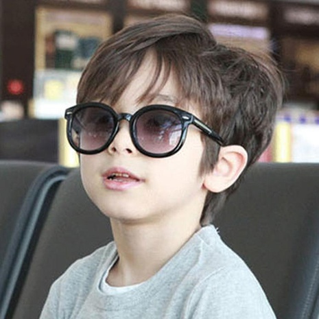 Fashion children round sunglasses multicolor NHKD131196's discount tags