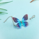 Fashion simple tulle feather butterfly invisible fish line short necklace NHGY131536picture3