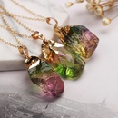 Seven color natural stone transparent candy color rainbow color stone necklace NHGY131583picture22