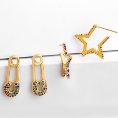 Simple and creative small fresh earrings NHAS131678