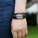 Fashion alloy alloy leather beaded bracelet NHPK138791picture2