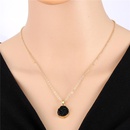 Fashion natural stone round necklace NHGO142753picture2