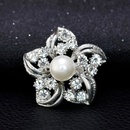 Womens Floral Plating Alloy Danrun Jewelry Brooches NHDR142859picture5