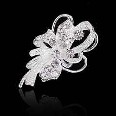 Tous-Match Mode Écharpe Boucle Coréenne Style Perle Diamant De Mariage Broche De Mariage Strass Corsage Broches Femelle Spot