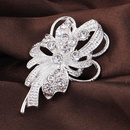 TousMatch Mode charpe Boucle Corenne Style Perle Diamant De Mariage Broche De Mariage Strass Corsage Broches Femelle Spotpicture3