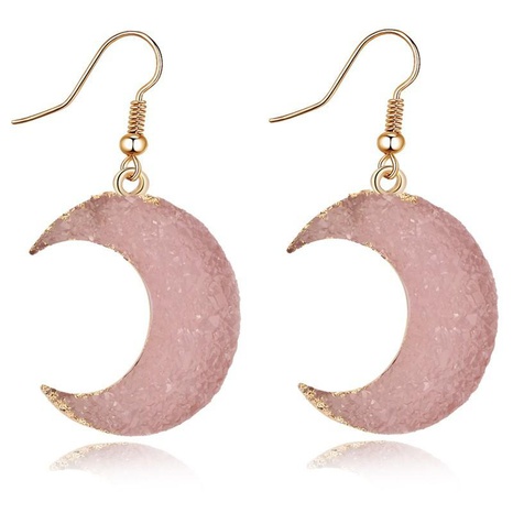 New resin moon hollow earrings NHGO143068's discount tags