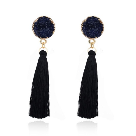 New long fringed resin earrings NHGO143164's discount tags