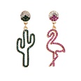 New color rhinestone cactus flamingo earrings NHLN143667picture6