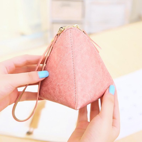 PU leather tweezers solid color stitching purse NHNI144131's discount tags