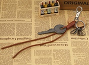 Japanese and Korean popular vintage leather keychain NHPK145830picture3