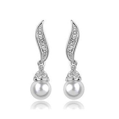New beautiful full rhinestone beads earrings NHLJ145844