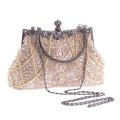 Vintage heavy craft beaded embroidered bag evening wear portable evening bag NHYG146464