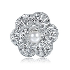 Womens Floral Plating Alloy Danrun Jewelry Brooches NHDR147859