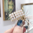Korean version of simple beads rhinestone flower bow hair accessories NHSM148209picture10