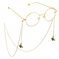 Anti-Rutsch-Zubehör Metall Brillen seil Gold Krabben Anhänger Brillen kette Mode Schmuck Hersteller grenz überschreitend