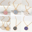Fashion Drops Stars Moon Alloy Necklace NHNZ140255picture1