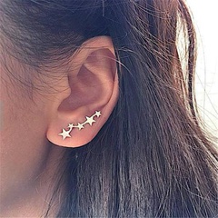 Fashion stars ear cuff clip earrings NHPF141104