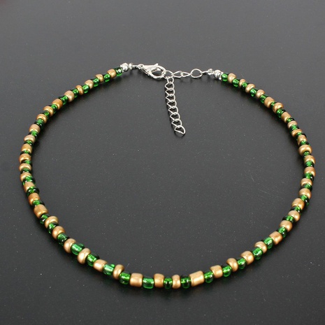 Fashion wild hit color rice beads handmade choker NHCT151240's discount tags