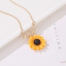 Pearl Sun Flower Necklace Earring Set NHDP151441picture3