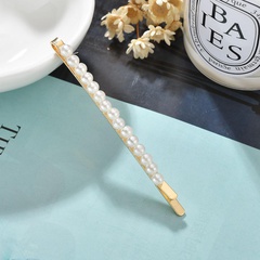 Fashion single row small pearl girl alloy hair accessories NHBQ152333