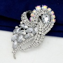 Stylish white acrylic alloy brooch NHDR153480picture1